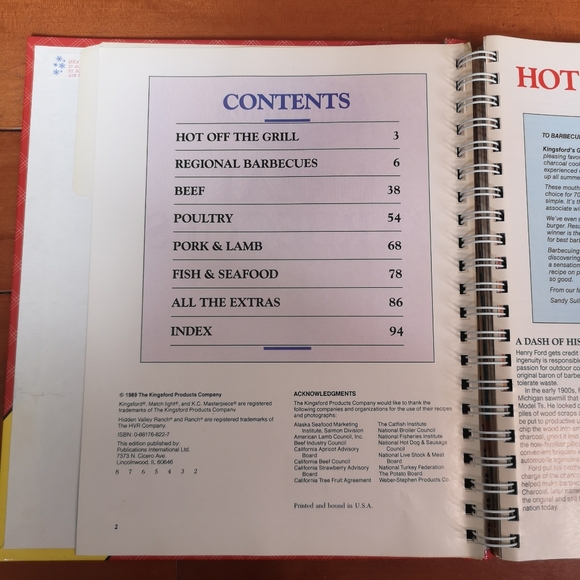 1989-1992 Treasury Of Barbecue Recipes, 3 In 1, Recipes For BBQ & Outdoor Fare - Picture 7 of 9